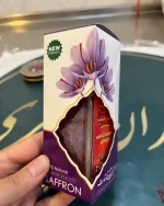 زعفران سوپر نگین اعلا بسته بندی داخل ظروف کریستالی