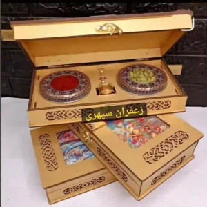 پک هدیه ۲ خاتم با هاون نقلی